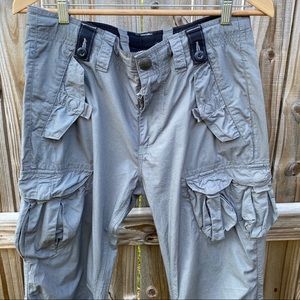 Armani Exchange Moto Style Cargo Pants